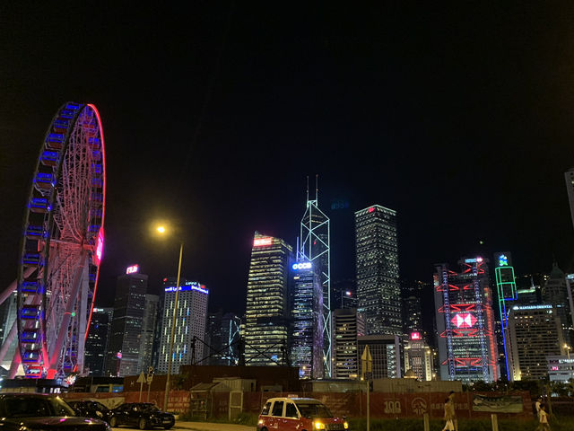 A Night of Lights: HK Observation Wheel & Victoria Peak