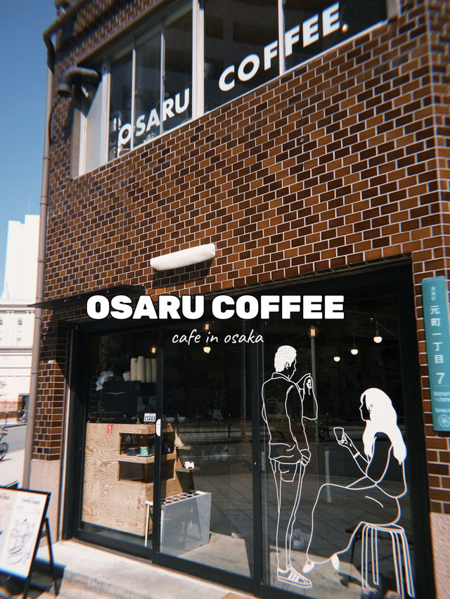 Osaru coffee : คาเฟ่สองชั้นในโอซาก้า ☕️