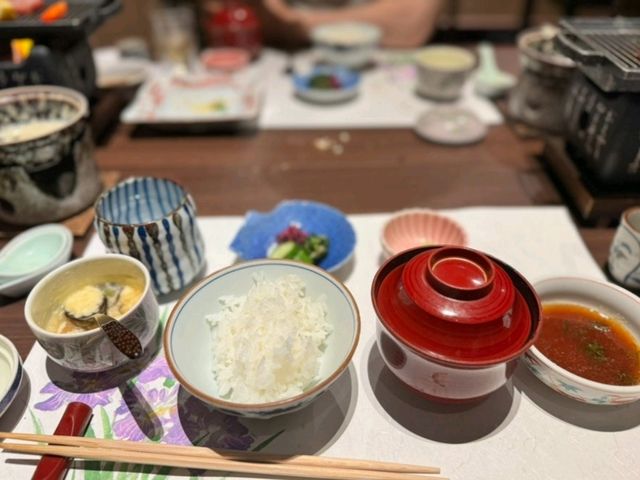 만수이로우 료칸 가이세키 후기
