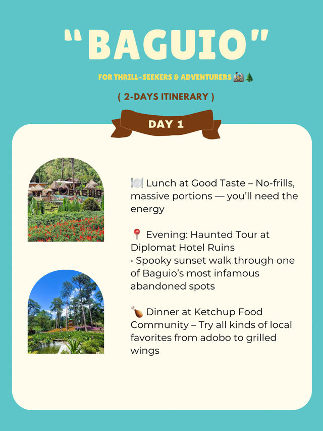 Baguio for Thrill-Seekers & Adventurers 