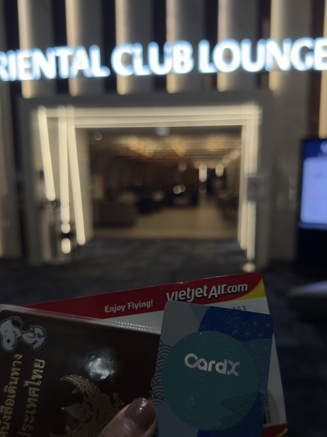 แวะนั่งชิลระหว่างรอเครื่อง @Orientalclublounge ✈️