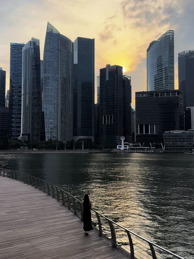 Sunset in Singapore 