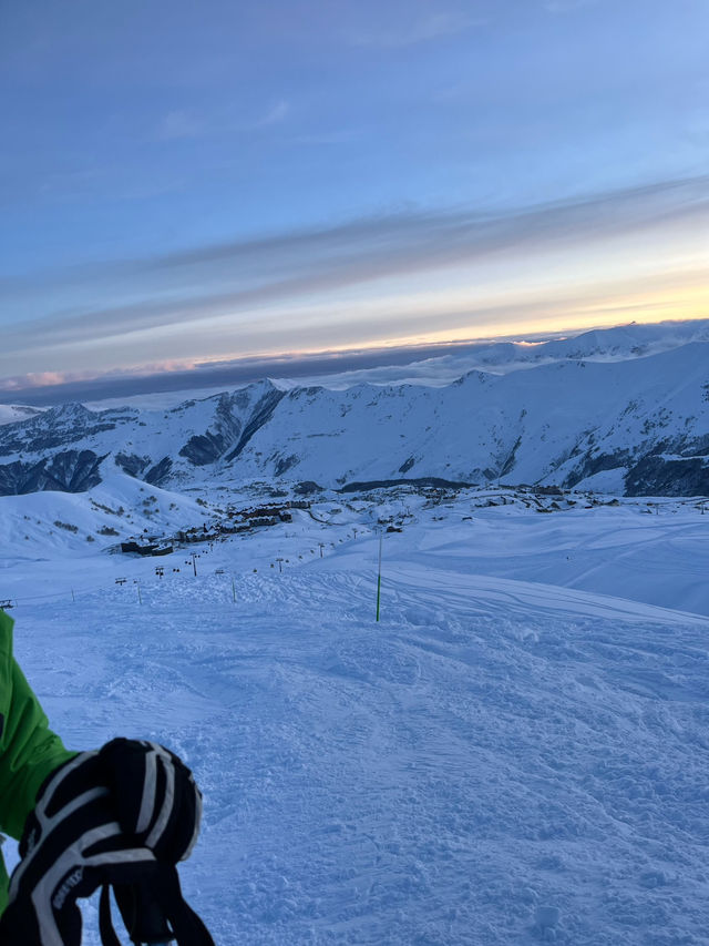 Sunset Over the Caucasus 