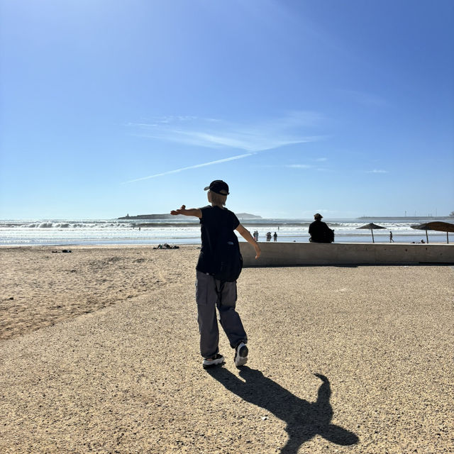 🇲🇦【モロッコ】エッサウィラビーチ🏖️(^^)