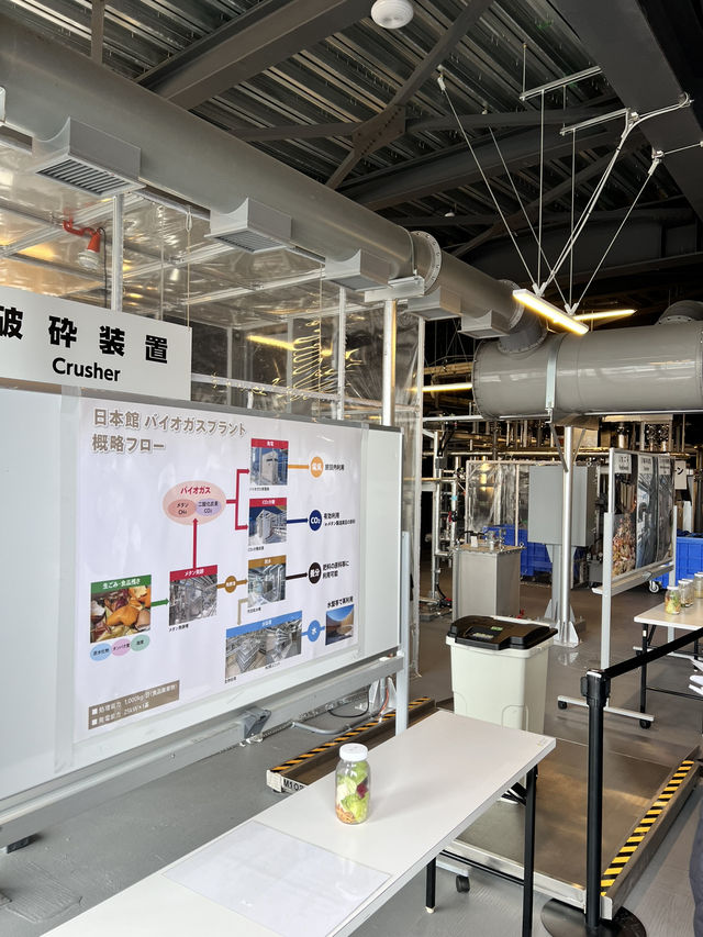 🌱【日本館限定參觀】從廚餘到電力──30分鐘帶你走進未來能源的秘密工廠⚡️