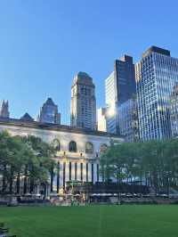 Bryant Park 布萊恩公園遊記｜紐約最有氣質的城市綠洲