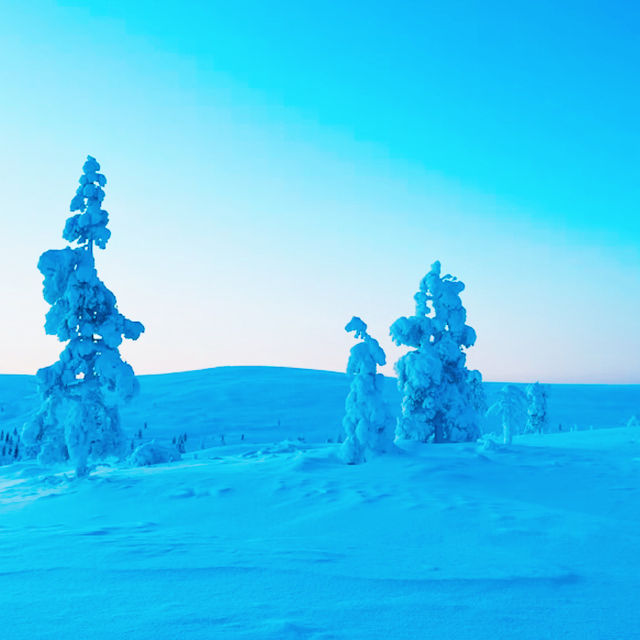 オーロラで有名なラップランドの村🇫🇮