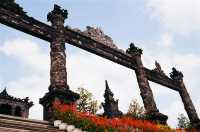The Royal Mausoleum of Khai Dinh in Sparkling Gold