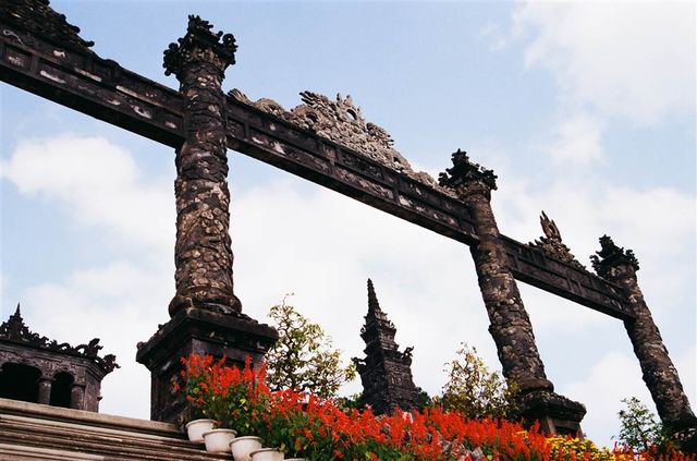The Royal Mausoleum of Khai Dinh in Sparkling Gold
