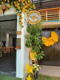 A Sunny Yellow Café and the Perfect Latte in Desaru