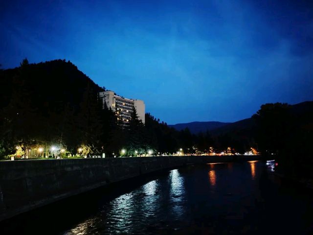Night Stroll in Borjomi Central Park