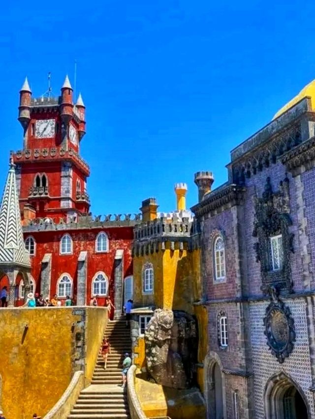 🏰 Pena Palace: A Fairytale Floating Above the Clouds 
