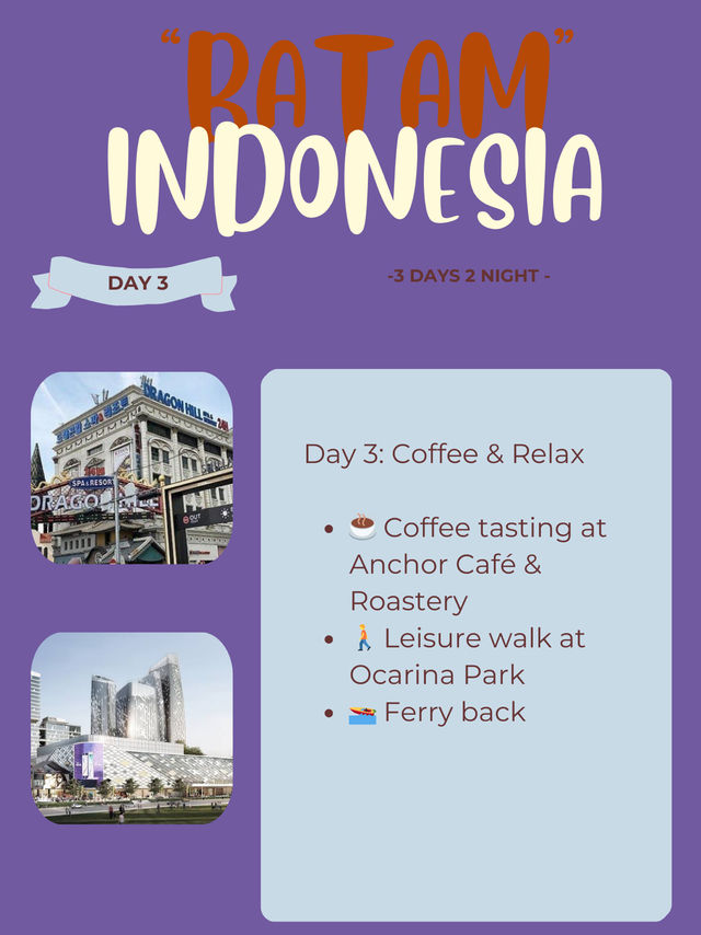 🇮🇩 Batam Itinerary 4: Shopping & Seafood 🛍️🦀