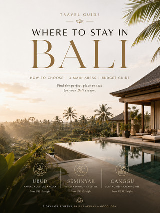 🌴🇮🇩Where to Stay in Bali? - Choose most matching you 
