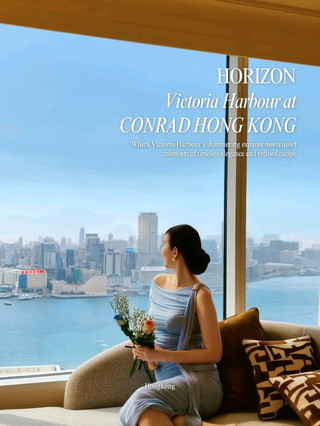 One day above the harbor..where Hongkong becomes a dream. 