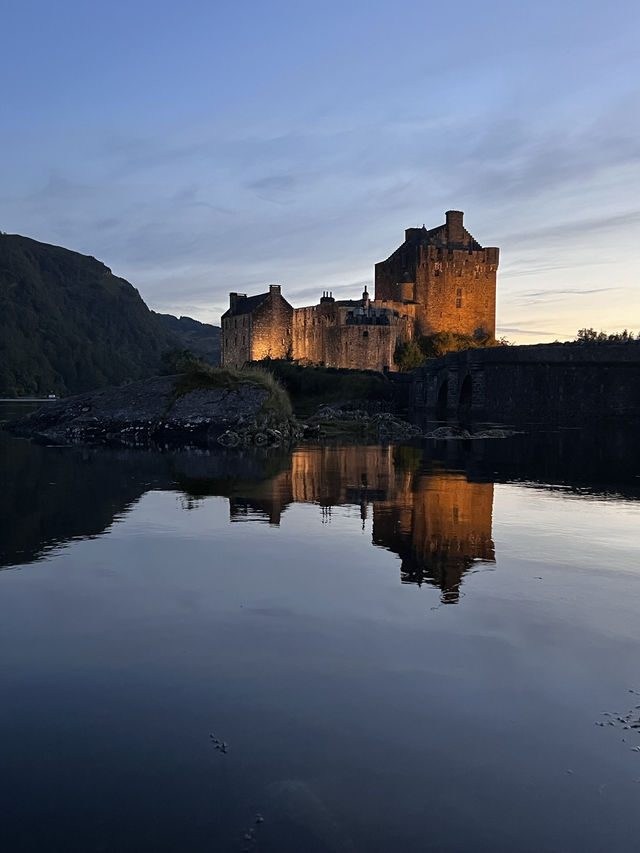 Mystical Views: A Castle Before & After the Evening Fog