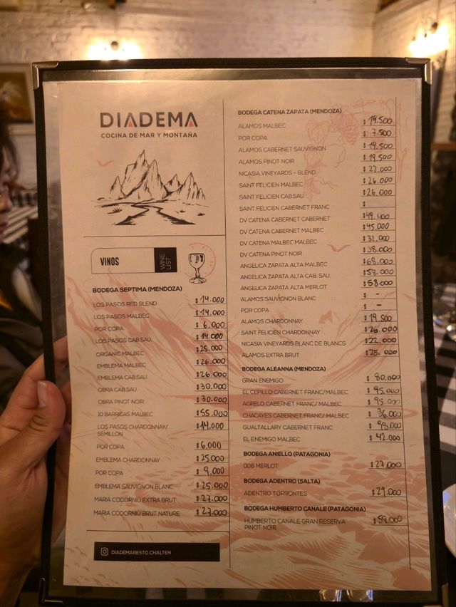 해외여행 아르헨티나 엘찰텐 호텔 맛집 Diadema Restó Chaltén