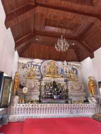 White boat temple - hidden gem in Surat Thani