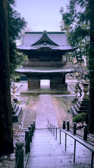 🌸 A Serene Mountain Retreat – Zenpou-ji Temple, Yamagata