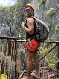 ⛰️🌿 Step Above Paradise – The Taraw Cliff Canopy Walk, El Nido 🌄🌴 