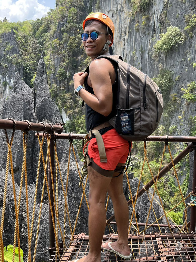 ⛰️🌿 Step Above Paradise – The Taraw Cliff Canopy Walk, El Nido 🌄🌴 