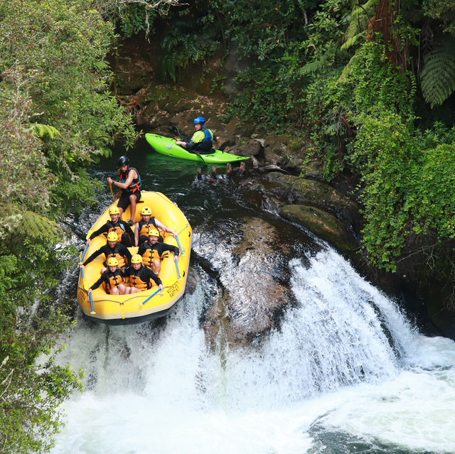 The Absolute Ride Of My Life At Rotorua Rafting, The Highest Raft-able Waterfall In the World!