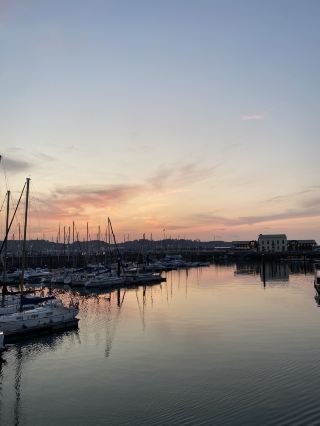 Views around the center of Gijon. 