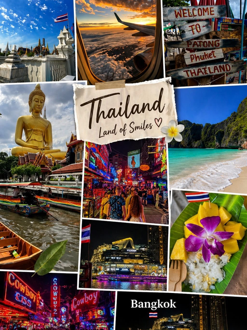 🇹🇭 Thailand  — Where Turquoise Waters Meet Golden Dreams. 🛕 