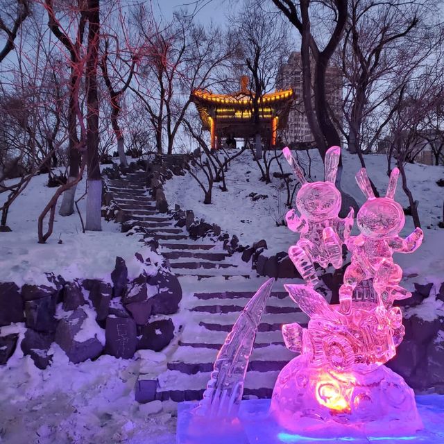 Zhaolin Park Ice Lantern Garden 🧊 