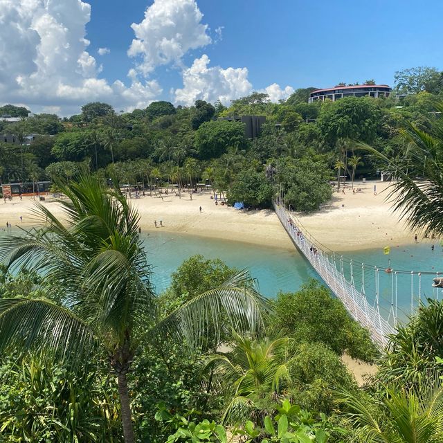 Sun-kissed beach 令人放鬆的聖淘沙海灘 Sentosa