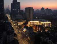 上海音樂學院淮海路新校區開放，夜景很美