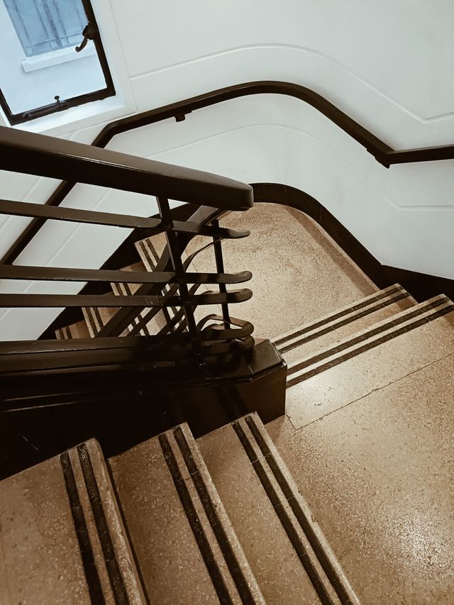 魔都建築 外灘美術館的樓梯太好看了吧