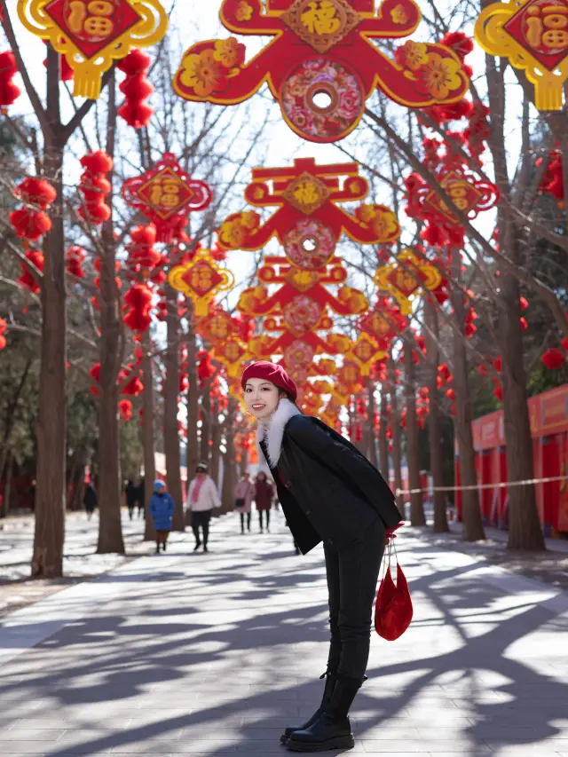 춘절 합집함 베이징 사람들이 올해의 사원 축제에서 어느 집이 강한지 보여줍니다!