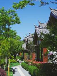 Yunnan Lijiang! Just checked out! The courtyard villa with a small bridge and flowing water is truly delightful!