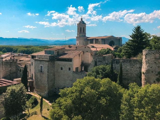 Walk Along Girona’s Ancient City Walls in Spain 🇪🇸
