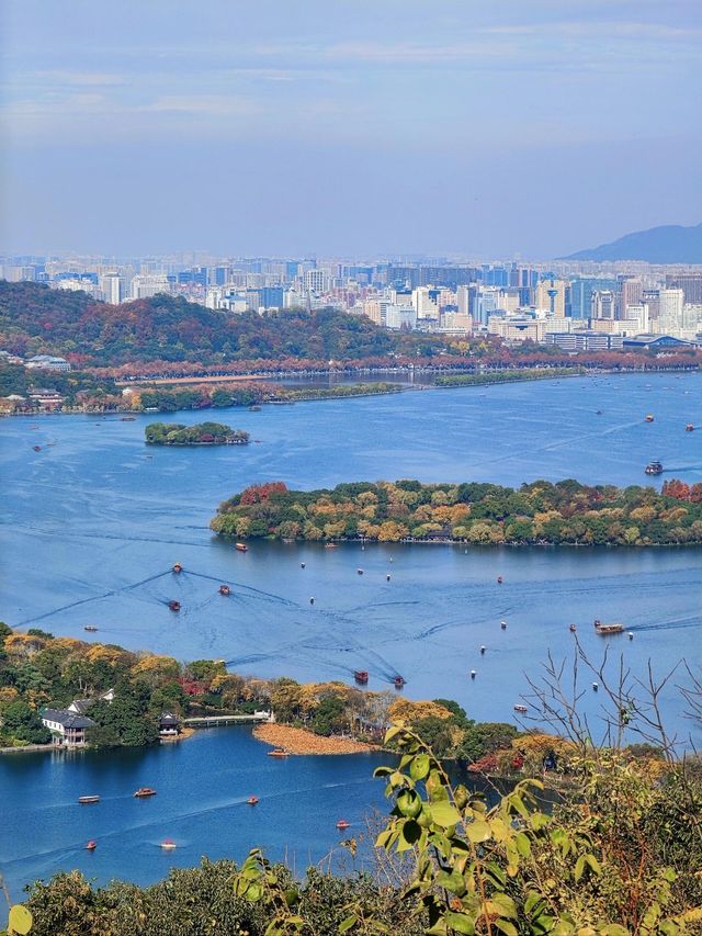 來杭州一定要爬的山 | 看西湖全景。