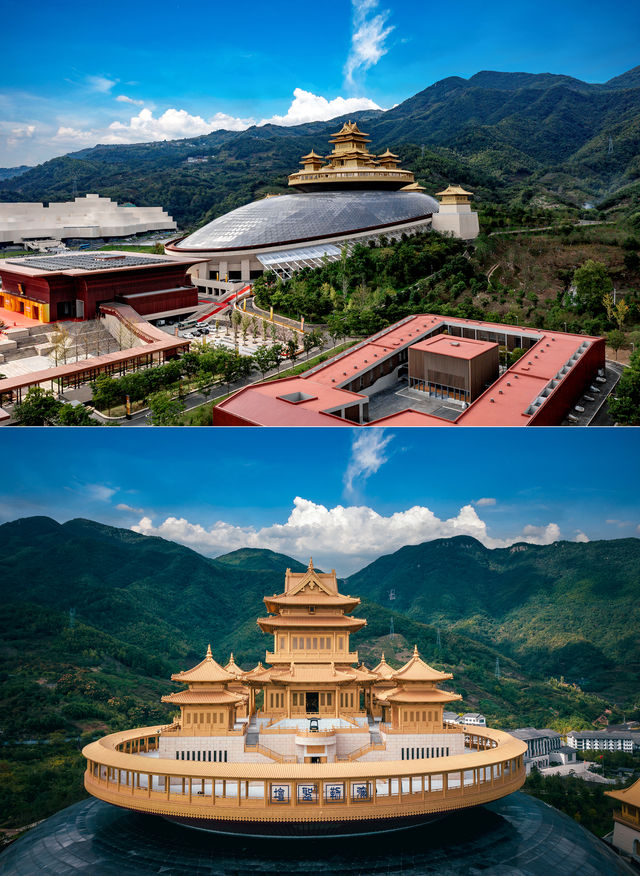 現實版天宮，寧波奉化彌勒聖壇。