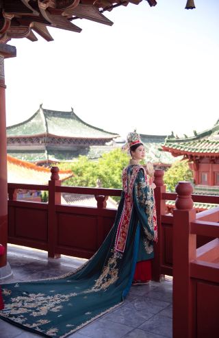 Kaifeng scenic area travel photos of couples - my rest stop