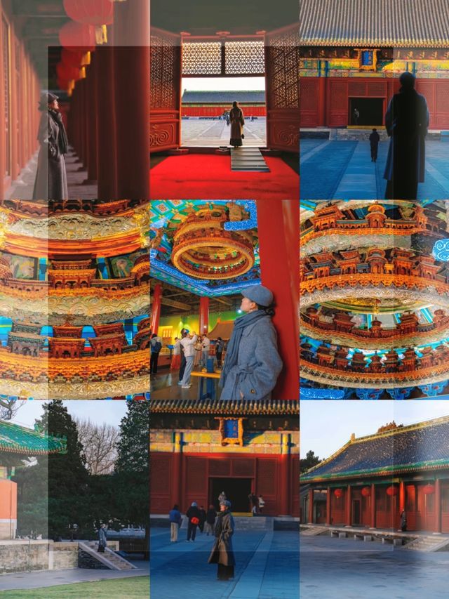 來北京只為看它一眼，不愧是星空藻井天花板