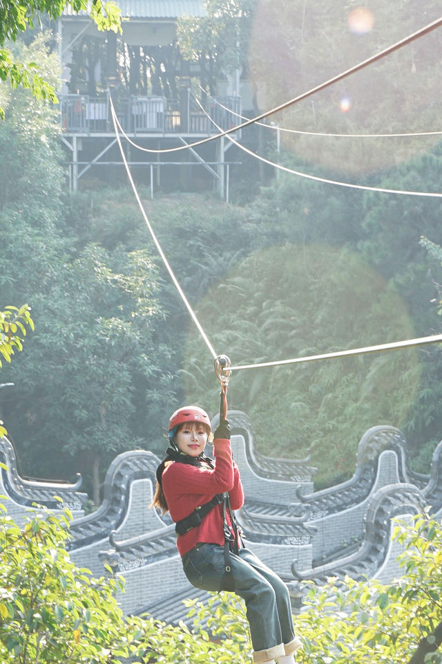 在佛山！！玩到了泰山跳！！巨刺激巨好玩！！