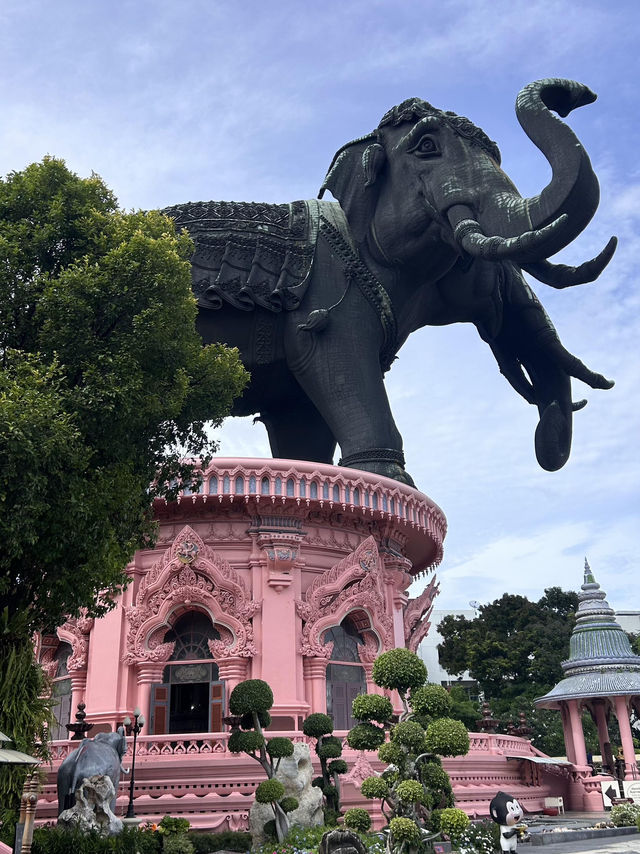 🇹🇭曼谷必去！走進夢幻粉色國度💖三頭神象博物館超詳細攻略