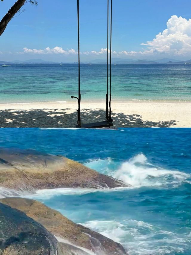 5. 將時間扔進蜈支洲嘅浪裏，佢會還俾你成個島嘅藍