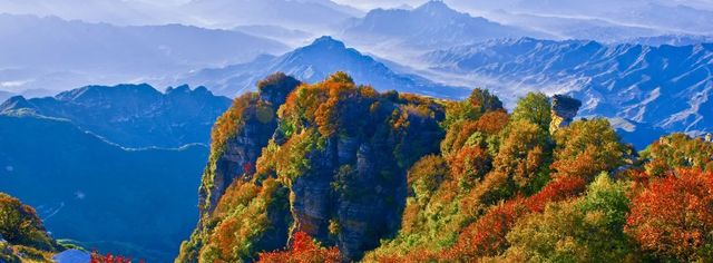 阜平深秋美景解鎖，太行山換裝迎客