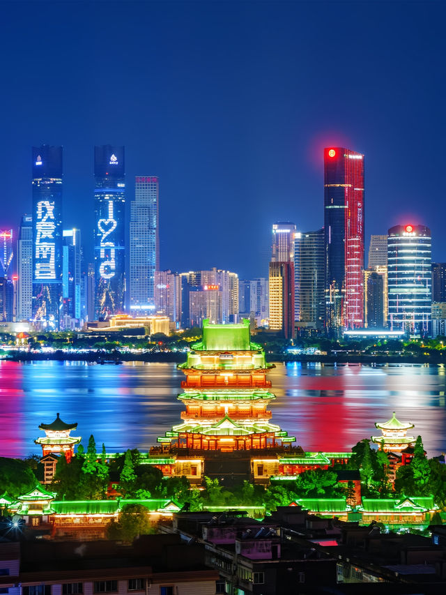 人生建議！離開南昌前一定看一次滕王閣夜景