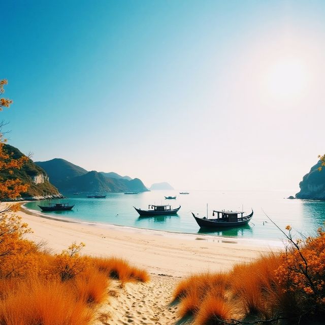 秋天的潿洲島浪漫暴擊南灣鱷魚山才是yyds！