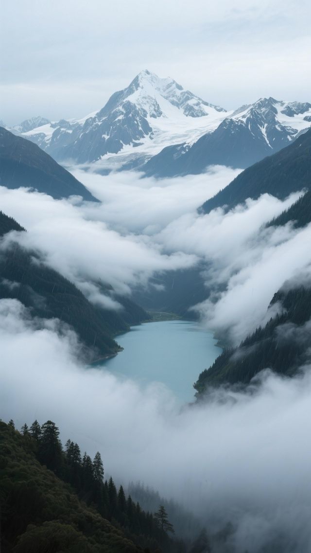 雪山倒映碧湖中,這片秘境美得不像人間 雪山倒映碧湖中,這片秘境美得不像人間
