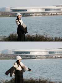 滴水湖週末,看了一場橘子海日落和煙花!