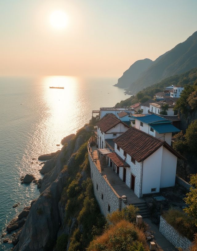 這是三面環海,礁石嶙峋,海浪澎湃,兼具了海的壯闊與山的奇秀 這是三面環海,礁石嶙峋,海浪澎湃,兼具了海的壯闊與山的奇秀