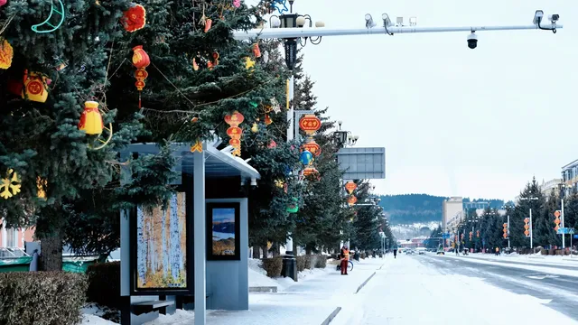 雪落塔河 天地歸寂 雪落塔河 天地歸寂
