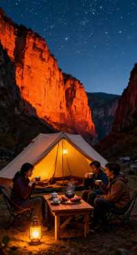 南津關秋冬開掛！徒步穿紅葉秘境，冰瀑藏著峽谷慢時光